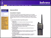Behrens Kommunikationstechnik - Screenshot